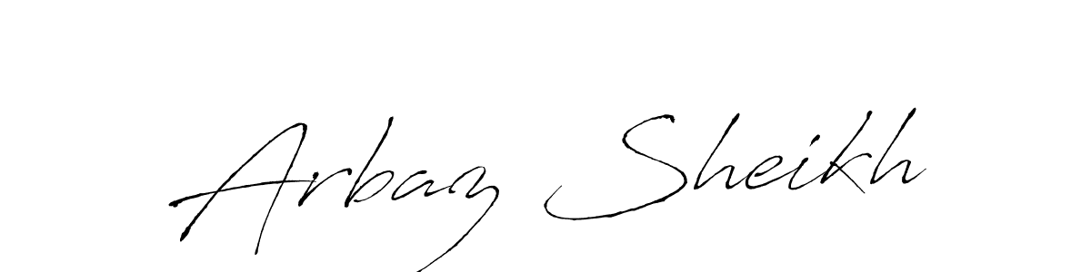 Antro_Vectra is a professional signature style that is perfect for those who want to add a touch of class to their signature. It is also a great choice for those who want to make their signature more unique. Get Arbaz Sheikh name to fancy signature for free. Arbaz Sheikh signature style 6 images and pictures png