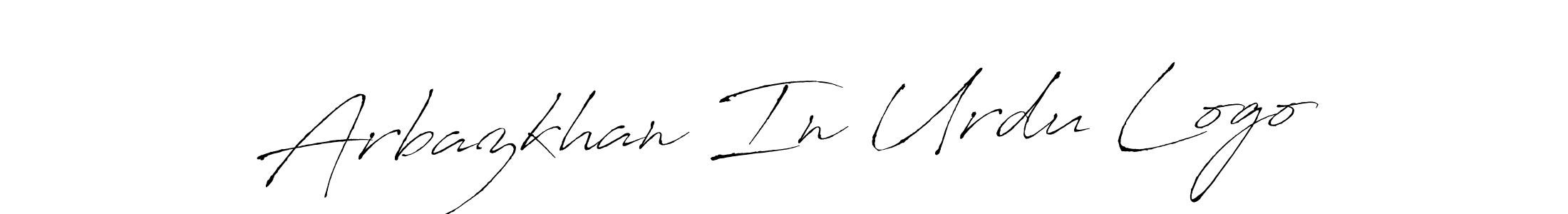 Also we have Arbazkhan In Urdu Logo name is the best signature style. Create professional handwritten signature collection using Antro_Vectra autograph style. Arbazkhan In Urdu Logo signature style 6 images and pictures png