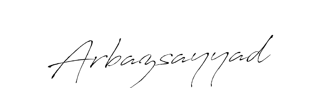 Use a signature maker to create a handwritten signature online. With this signature software, you can design (Antro_Vectra) your own signature for name Arbazsayyad. Arbazsayyad signature style 6 images and pictures png