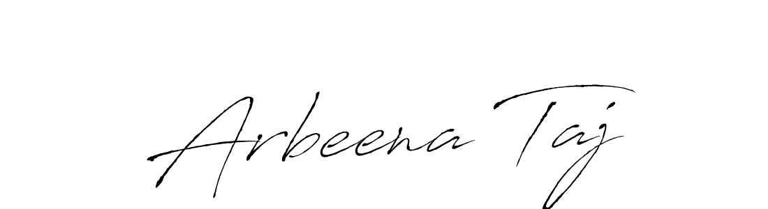 Use a signature maker to create a handwritten signature online. With this signature software, you can design (Antro_Vectra) your own signature for name Arbeena Taj. Arbeena Taj signature style 6 images and pictures png