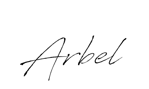 Use a signature maker to create a handwritten signature online. With this signature software, you can design (Antro_Vectra) your own signature for name Arbel. Arbel signature style 6 images and pictures png