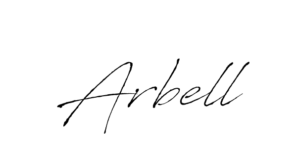 Arbell stylish signature style. Best Handwritten Sign (Antro_Vectra) for my name. Handwritten Signature Collection Ideas for my name Arbell. Arbell signature style 6 images and pictures png