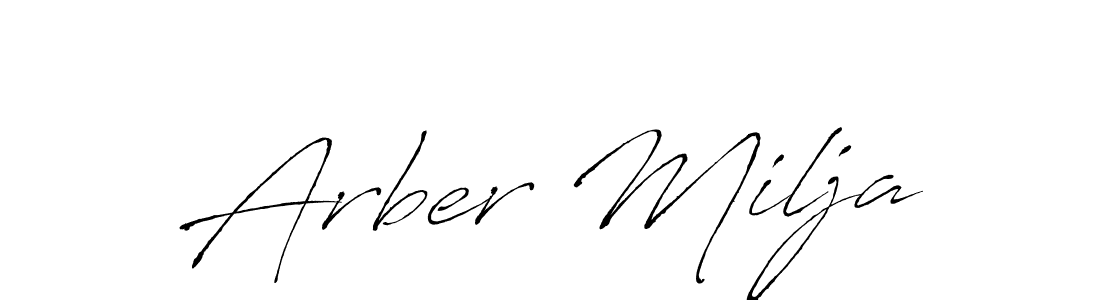Here are the top 10 professional signature styles for the name Arber Milja. These are the best autograph styles you can use for your name. Arber Milja signature style 6 images and pictures png