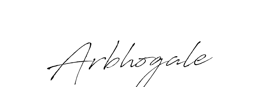 Arbhogale stylish signature style. Best Handwritten Sign (Antro_Vectra) for my name. Handwritten Signature Collection Ideas for my name Arbhogale. Arbhogale signature style 6 images and pictures png