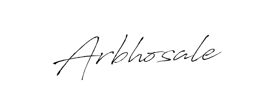 The best way (Antro_Vectra) to make a short signature is to pick only two or three words in your name. The name Arbhosale include a total of six letters. For converting this name. Arbhosale signature style 6 images and pictures png