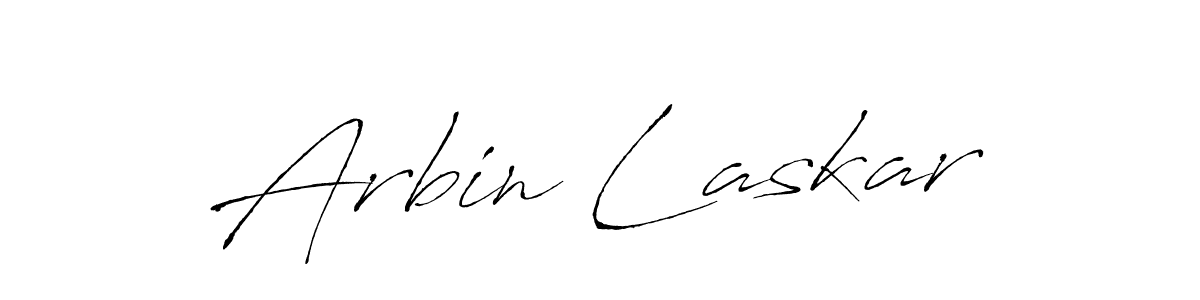 Design your own signature with our free online signature maker. With this signature software, you can create a handwritten (Antro_Vectra) signature for name Arbin Laskar. Arbin Laskar signature style 6 images and pictures png