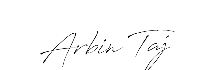 You should practise on your own different ways (Antro_Vectra) to write your name (Arbin Taj) in signature. don't let someone else do it for you. Arbin Taj signature style 6 images and pictures png