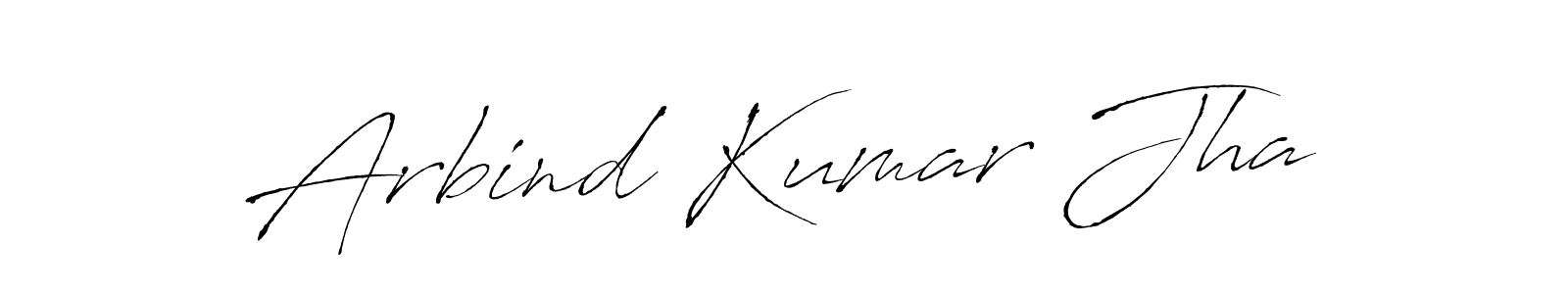 Arbind Kumar Jha stylish signature style. Best Handwritten Sign (Antro_Vectra) for my name. Handwritten Signature Collection Ideas for my name Arbind Kumar Jha. Arbind Kumar Jha signature style 6 images and pictures png