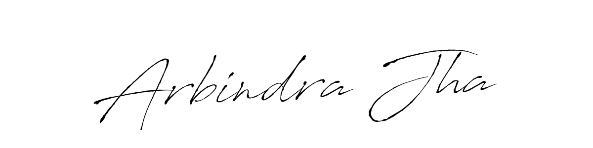 Create a beautiful signature design for name Arbindra Jha. With this signature (Antro_Vectra) fonts, you can make a handwritten signature for free. Arbindra Jha signature style 6 images and pictures png