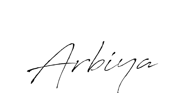 Create a beautiful signature design for name Arbiya. With this signature (Antro_Vectra) fonts, you can make a handwritten signature for free. Arbiya signature style 6 images and pictures png