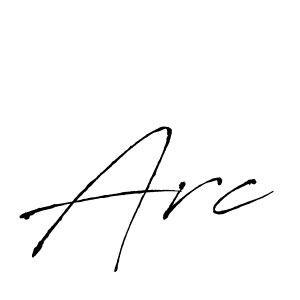 How to make Arc signature? Antro_Vectra is a professional autograph style. Create handwritten signature for Arc name. Arc signature style 6 images and pictures png