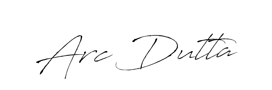 Make a beautiful signature design for name Arc Dutta. Use this online signature maker to create a handwritten signature for free. Arc Dutta signature style 6 images and pictures png
