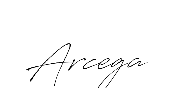 Make a beautiful signature design for name Arcega. With this signature (Antro_Vectra) style, you can create a handwritten signature for free. Arcega signature style 6 images and pictures png