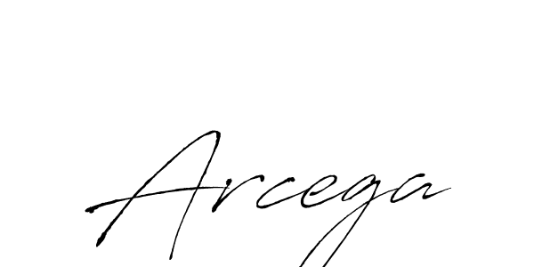 Make a beautiful signature design for name Arcega. With this signature (Antro_Vectra) style, you can create a handwritten signature for free. Arcega signature style 6 images and pictures png