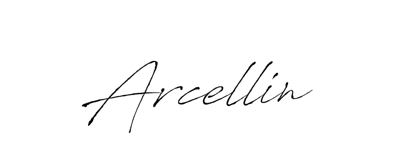 Design your own signature with our free online signature maker. With this signature software, you can create a handwritten (Antro_Vectra) signature for name Arcellin. Arcellin signature style 6 images and pictures png