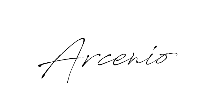 How to make Arcenio name signature. Use Antro_Vectra style for creating short signs online. This is the latest handwritten sign. Arcenio signature style 6 images and pictures png