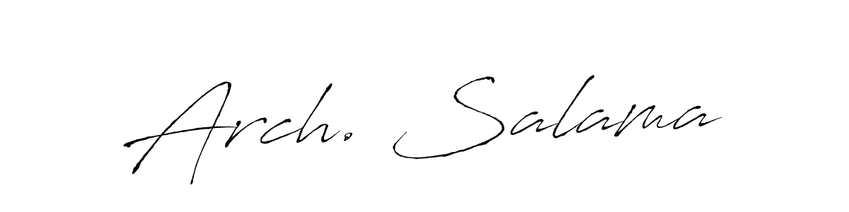 Once you've used our free online signature maker to create your best signature Antro_Vectra style, it's time to enjoy all of the benefits that Arch. Salama name signing documents. Arch. Salama signature style 6 images and pictures png