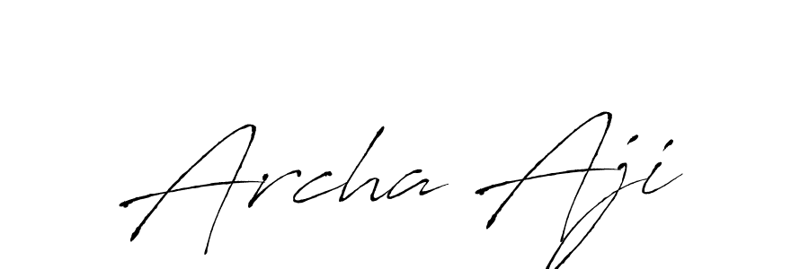 Also You can easily find your signature by using the search form. We will create Archa Aji name handwritten signature images for you free of cost using Antro_Vectra sign style. Archa Aji signature style 6 images and pictures png