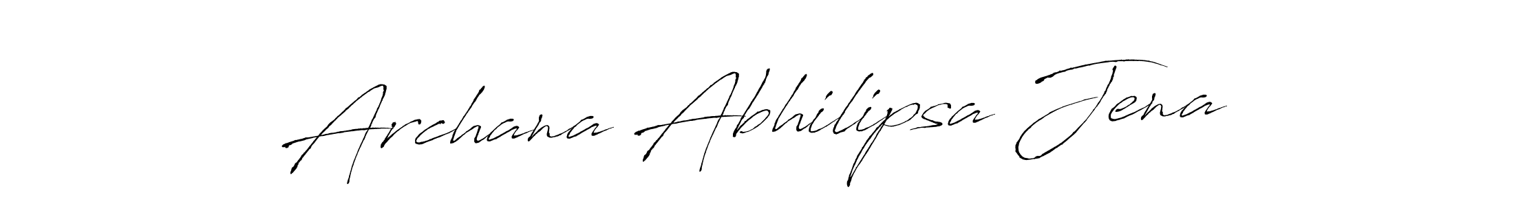 This is the best signature style for the Archana Abhilipsa Jena name. Also you like these signature font (Antro_Vectra). Mix name signature. Archana Abhilipsa Jena signature style 6 images and pictures png