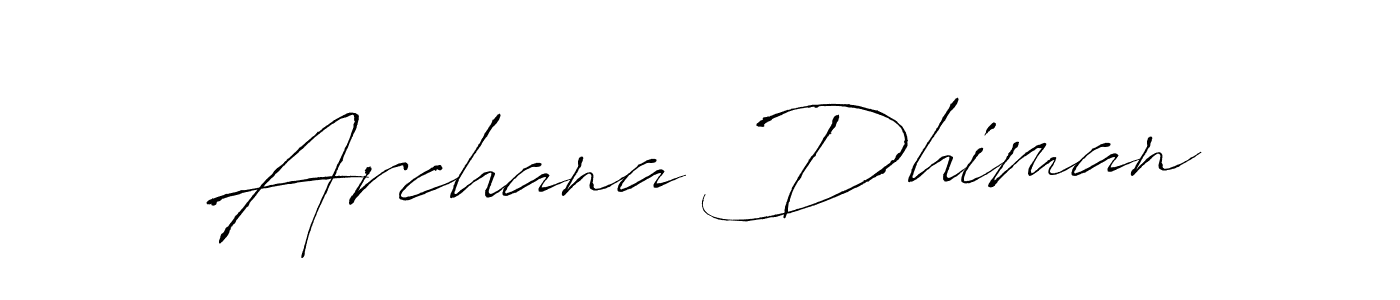 Once you've used our free online signature maker to create your best signature Antro_Vectra style, it's time to enjoy all of the benefits that Archana Dhiman name signing documents. Archana Dhiman signature style 6 images and pictures png