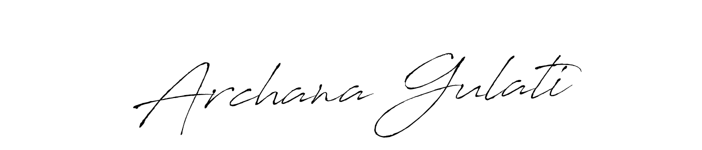 if you are searching for the best signature style for your name Archana Gulati. so please give up your signature search. here we have designed multiple signature styles  using Antro_Vectra. Archana Gulati signature style 6 images and pictures png