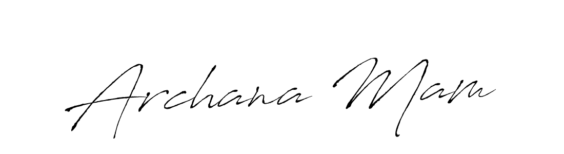 Also we have Archana Mam name is the best signature style. Create professional handwritten signature collection using Antro_Vectra autograph style. Archana Mam signature style 6 images and pictures png