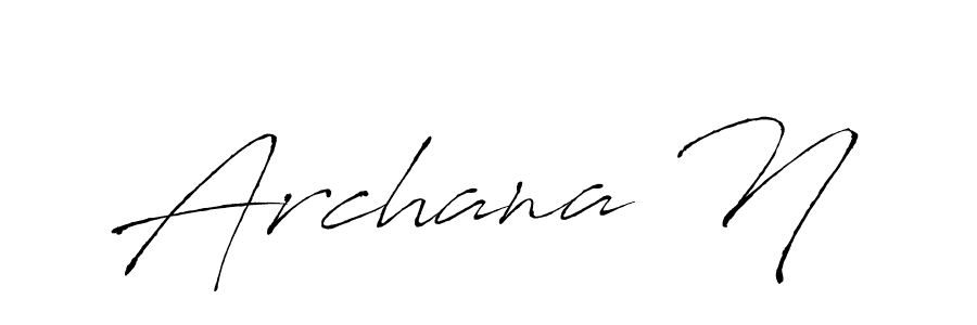Best and Professional Signature Style for Archana N. Antro_Vectra Best Signature Style Collection. Archana N signature style 6 images and pictures png