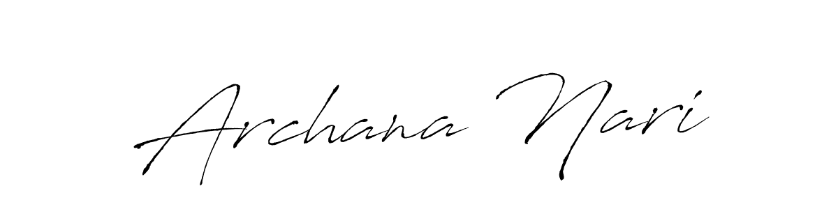 Antro_Vectra is a professional signature style that is perfect for those who want to add a touch of class to their signature. It is also a great choice for those who want to make their signature more unique. Get Archana Nari name to fancy signature for free. Archana Nari signature style 6 images and pictures png