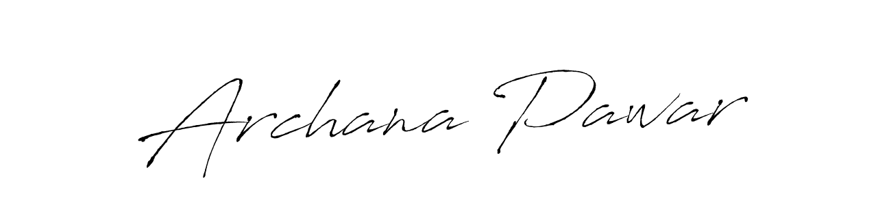 Archana Pawar stylish signature style. Best Handwritten Sign (Antro_Vectra) for my name. Handwritten Signature Collection Ideas for my name Archana Pawar. Archana Pawar signature style 6 images and pictures png