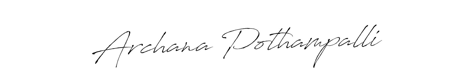 Make a beautiful signature design for name Archana Pothampalli. With this signature (Antro_Vectra) style, you can create a handwritten signature for free. Archana Pothampalli signature style 6 images and pictures png