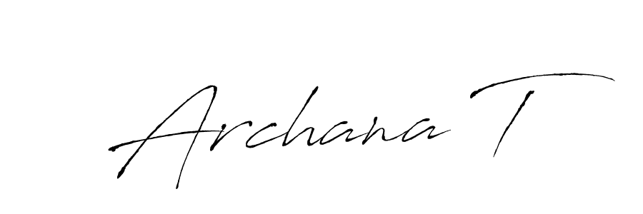You should practise on your own different ways (Antro_Vectra) to write your name (Archana T) in signature. don't let someone else do it for you. Archana T signature style 6 images and pictures png