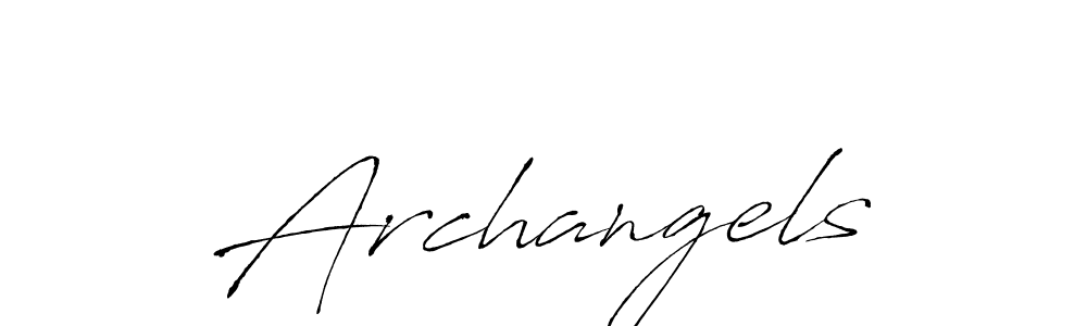 Antro_Vectra is a professional signature style that is perfect for those who want to add a touch of class to their signature. It is also a great choice for those who want to make their signature more unique. Get Archangels name to fancy signature for free. Archangels signature style 6 images and pictures png
