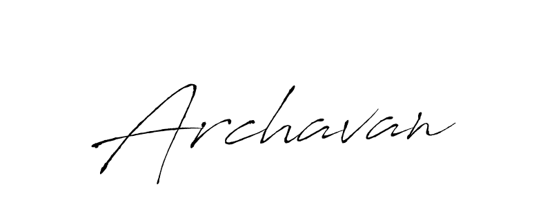 Make a beautiful signature design for name Archavan. With this signature (Antro_Vectra) style, you can create a handwritten signature for free. Archavan signature style 6 images and pictures png