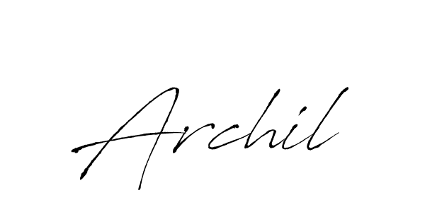 How to make Archil signature? Antro_Vectra is a professional autograph style. Create handwritten signature for Archil name. Archil signature style 6 images and pictures png