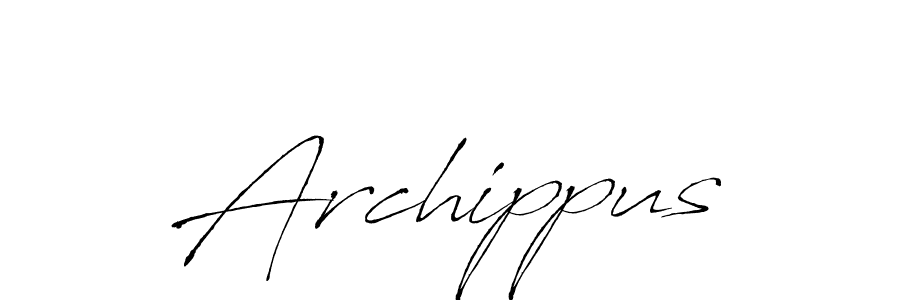 How to make Archippus signature? Antro_Vectra is a professional autograph style. Create handwritten signature for Archippus name. Archippus signature style 6 images and pictures png