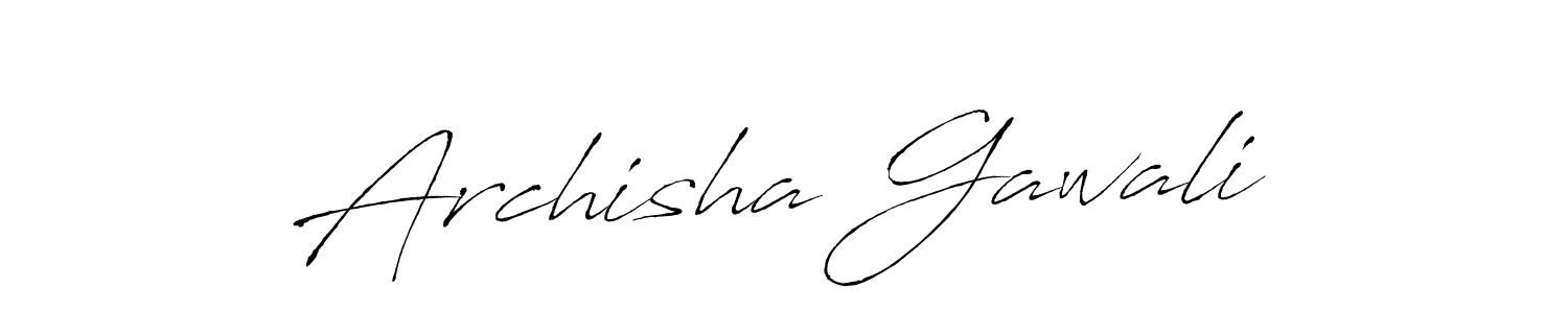 It looks lik you need a new signature style for name Archisha Gawali. Design unique handwritten (Antro_Vectra) signature with our free signature maker in just a few clicks. Archisha Gawali signature style 6 images and pictures png