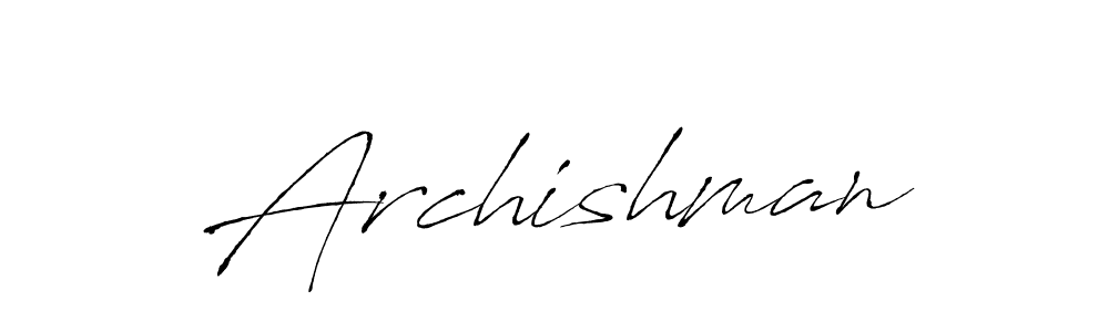 The best way (Antro_Vectra) to make a short signature is to pick only two or three words in your name. The name Archishman include a total of six letters. For converting this name. Archishman signature style 6 images and pictures png