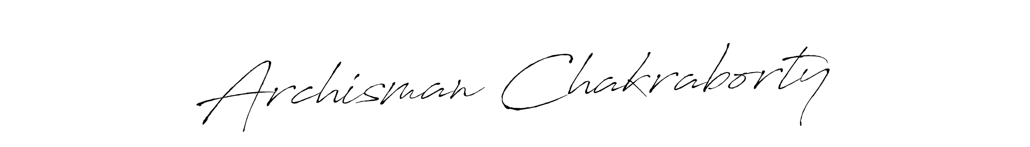 How to make Archisman Chakraborty signature? Antro_Vectra is a professional autograph style. Create handwritten signature for Archisman Chakraborty name. Archisman Chakraborty signature style 6 images and pictures png