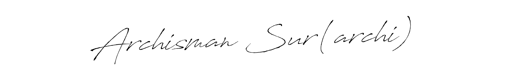 Similarly Antro_Vectra is the best handwritten signature design. Signature creator online .You can use it as an online autograph creator for name Archisman Sur(archi). Archisman Sur(archi) signature style 6 images and pictures png