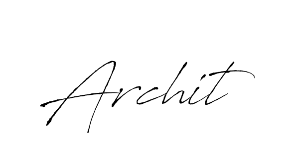 Archit stylish signature style. Best Handwritten Sign (Antro_Vectra) for my name. Handwritten Signature Collection Ideas for my name Archit. Archit signature style 6 images and pictures png