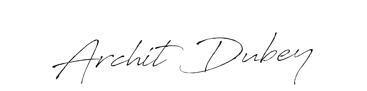 How to make Archit Dubey signature? Antro_Vectra is a professional autograph style. Create handwritten signature for Archit Dubey name. Archit Dubey signature style 6 images and pictures png