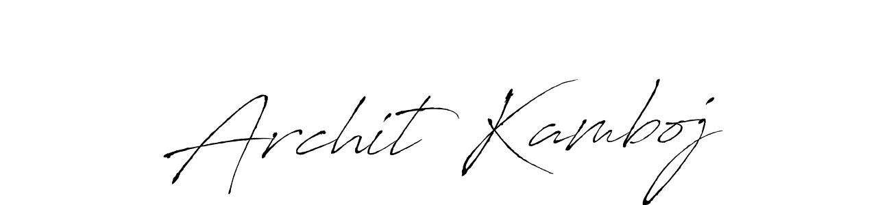 You can use this online signature creator to create a handwritten signature for the name Archit Kamboj. This is the best online autograph maker. Archit Kamboj signature style 6 images and pictures png