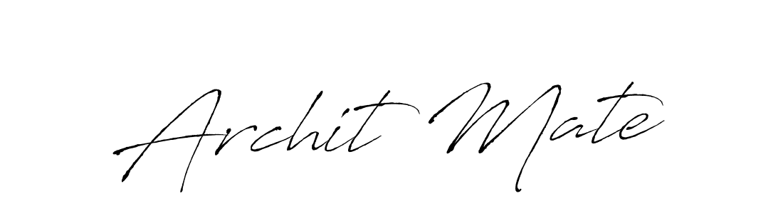 How to make Archit Mate signature? Antro_Vectra is a professional autograph style. Create handwritten signature for Archit Mate name. Archit Mate signature style 6 images and pictures png