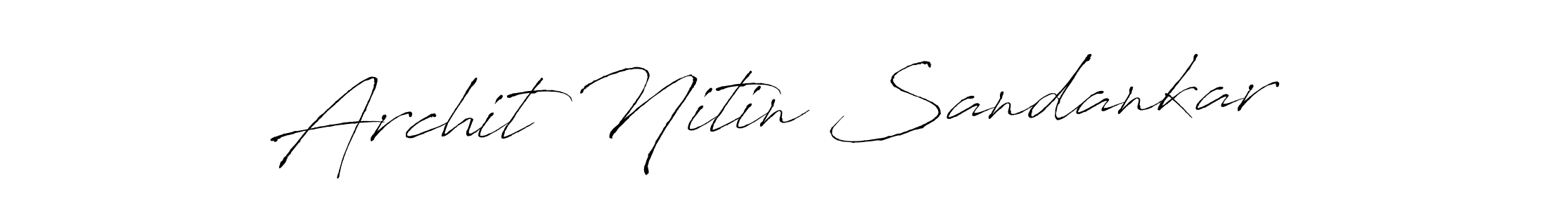 Similarly Antro_Vectra is the best handwritten signature design. Signature creator online .You can use it as an online autograph creator for name Archit Nitin Sandankar. Archit Nitin Sandankar signature style 6 images and pictures png