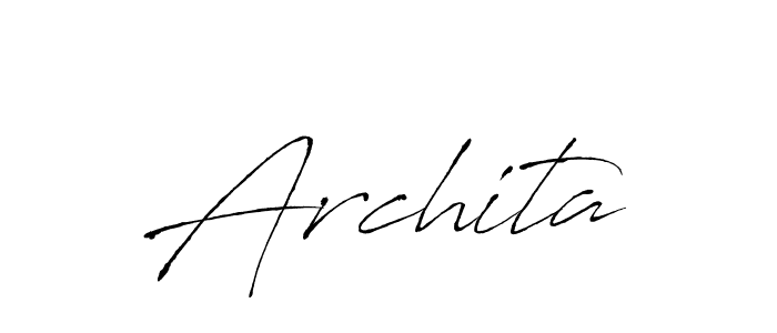 Create a beautiful signature design for name Archita. With this signature (Antro_Vectra) fonts, you can make a handwritten signature for free. Archita signature style 6 images and pictures png