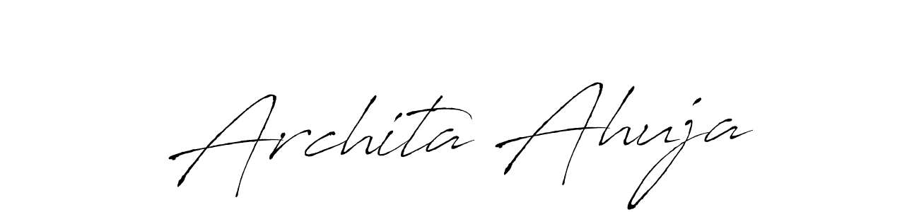 Make a beautiful signature design for name Archita Ahuja. Use this online signature maker to create a handwritten signature for free. Archita Ahuja signature style 6 images and pictures png