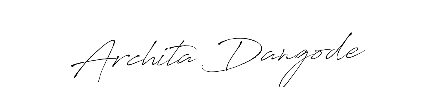 if you are searching for the best signature style for your name Archita Dangode. so please give up your signature search. here we have designed multiple signature styles  using Antro_Vectra. Archita Dangode signature style 6 images and pictures png