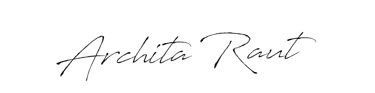 Also we have Archita Raut name is the best signature style. Create professional handwritten signature collection using Antro_Vectra autograph style. Archita Raut signature style 6 images and pictures png