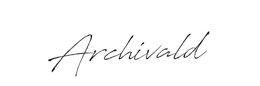 Archivald stylish signature style. Best Handwritten Sign (Antro_Vectra) for my name. Handwritten Signature Collection Ideas for my name Archivald. Archivald signature style 6 images and pictures png