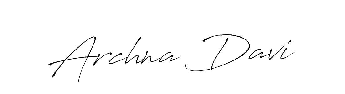You should practise on your own different ways (Antro_Vectra) to write your name (Archna Davi) in signature. don't let someone else do it for you. Archna Davi signature style 6 images and pictures png